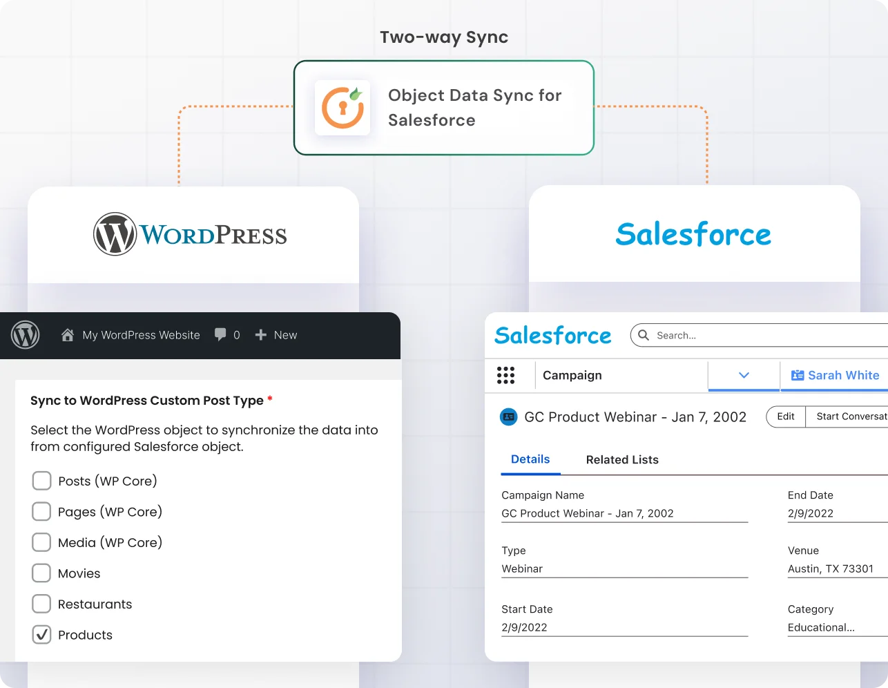 WordPress Salesforce Integration | Salesforce CPT UI Integration