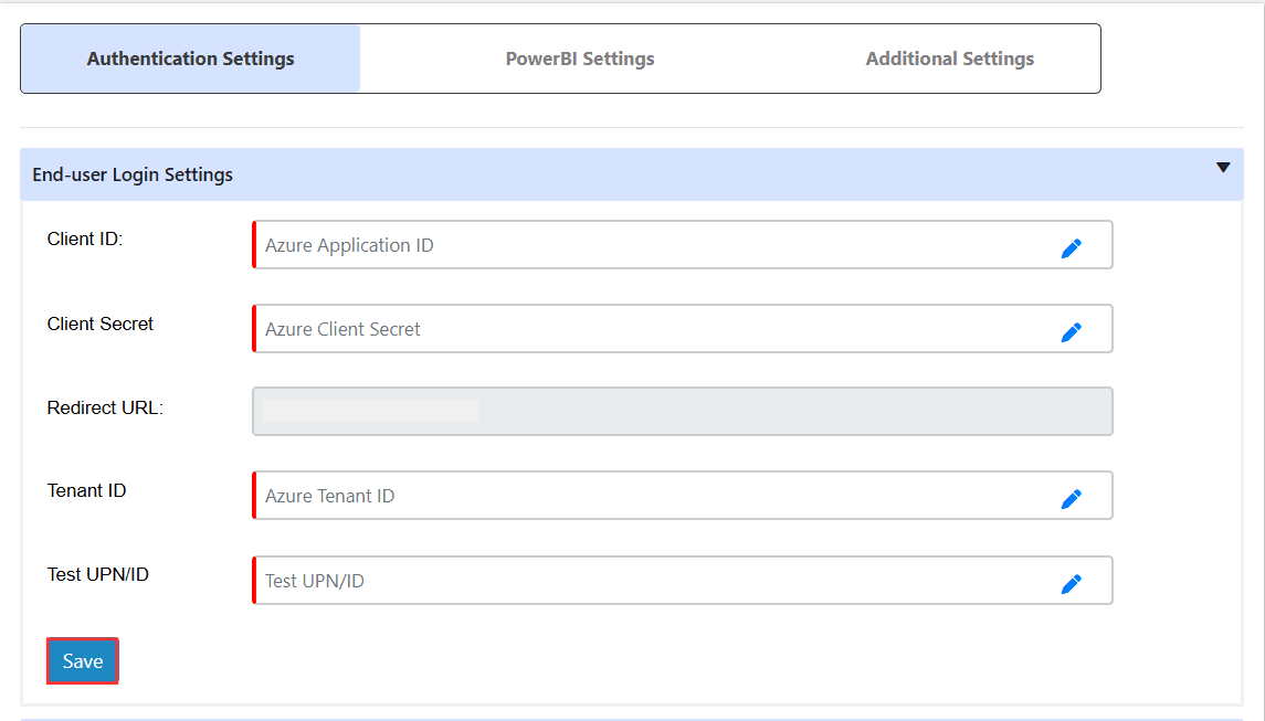 Umbraco - Authentication Settings
