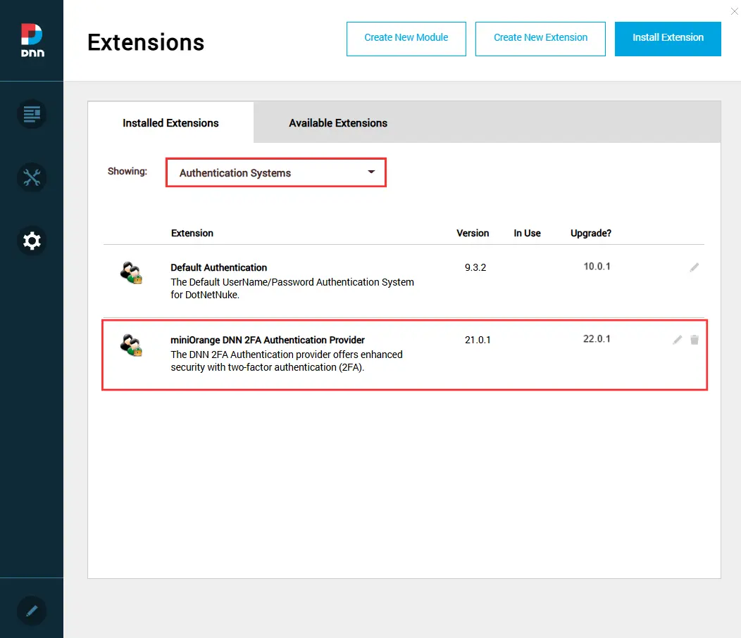 OTP over WhatsApp | Install DNN 2FA Extension