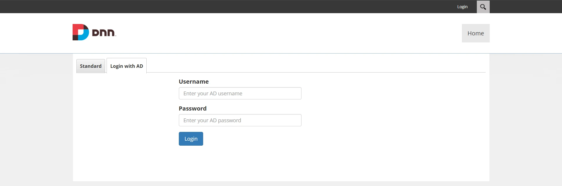 Login with AD