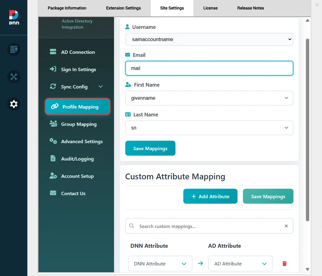 Profile Mapping