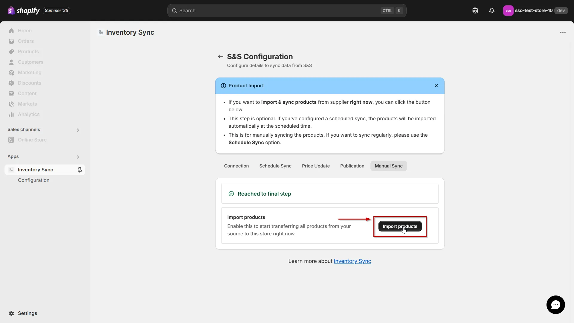 Shopify S&S Activewear Integration - Import Product