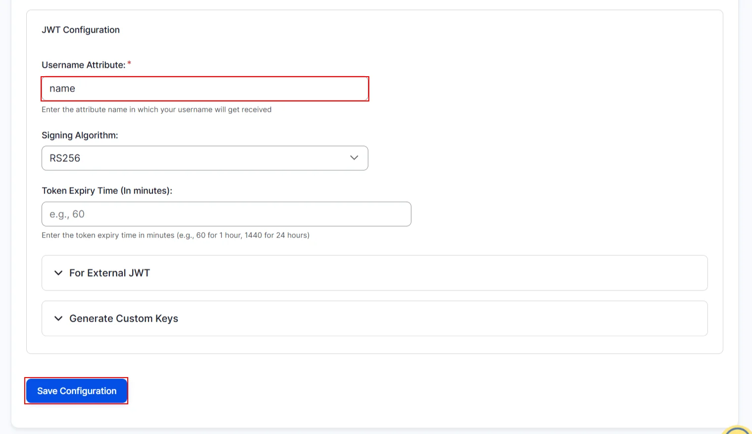 Drupal API Authentication Enter Username to create API key