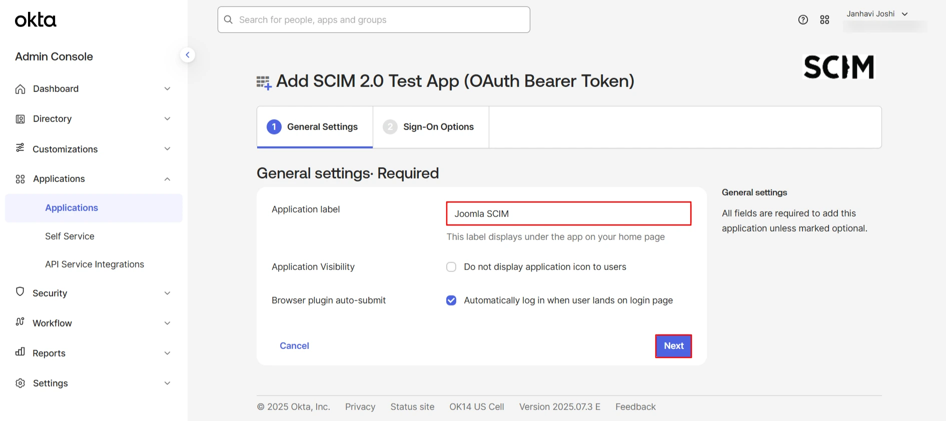 Get Started with Joomla SCIM Setup