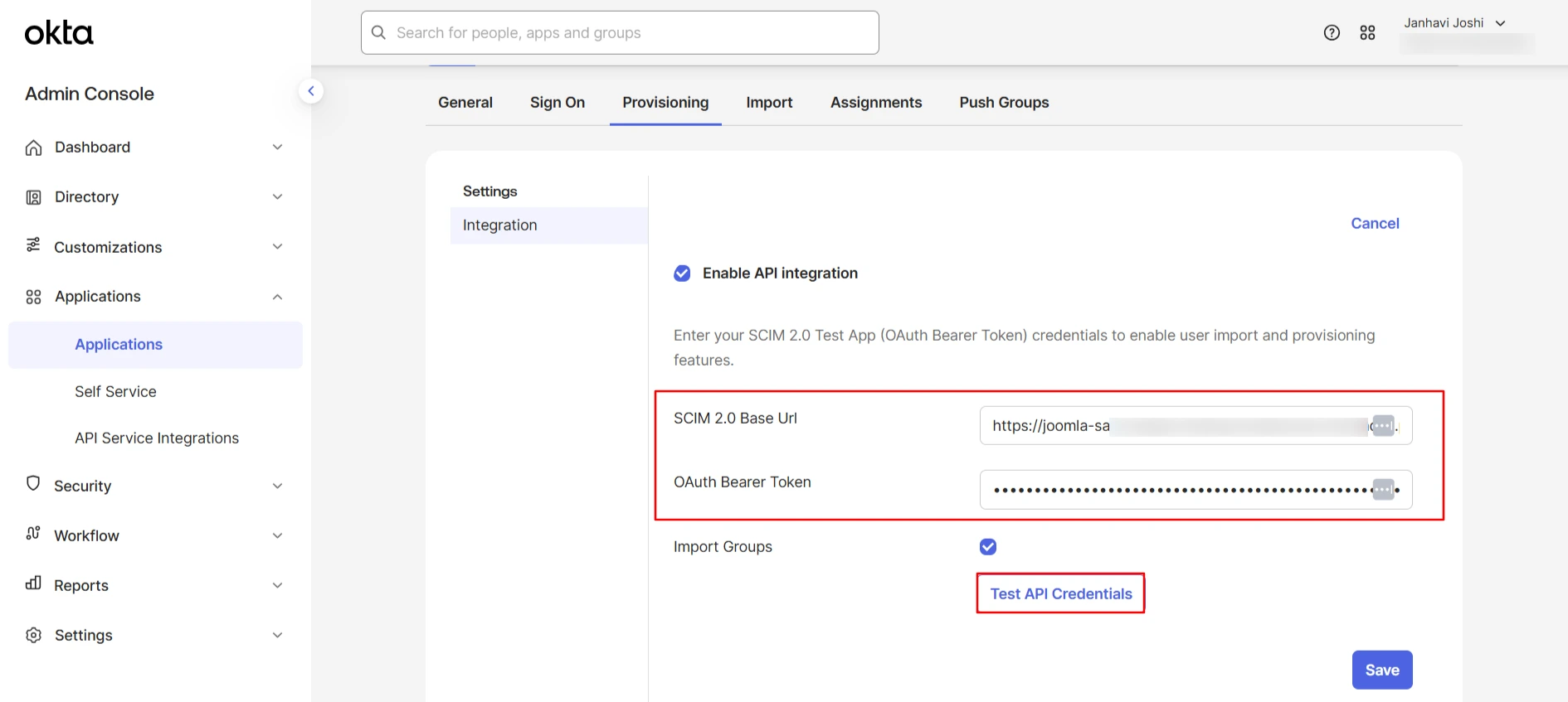 Get Started with Joomla SCIM Setup