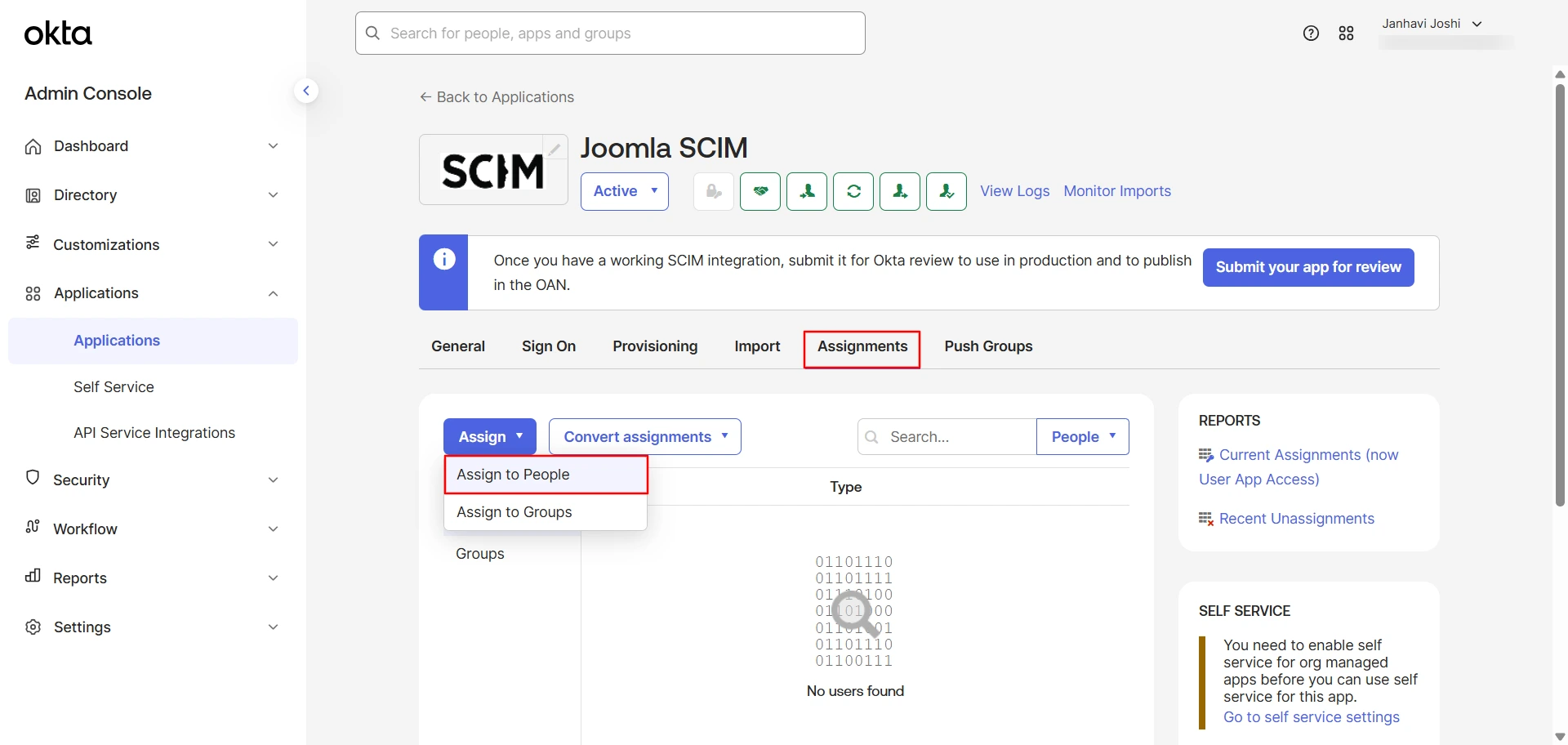 Get Started with Joomla SCIM Setup