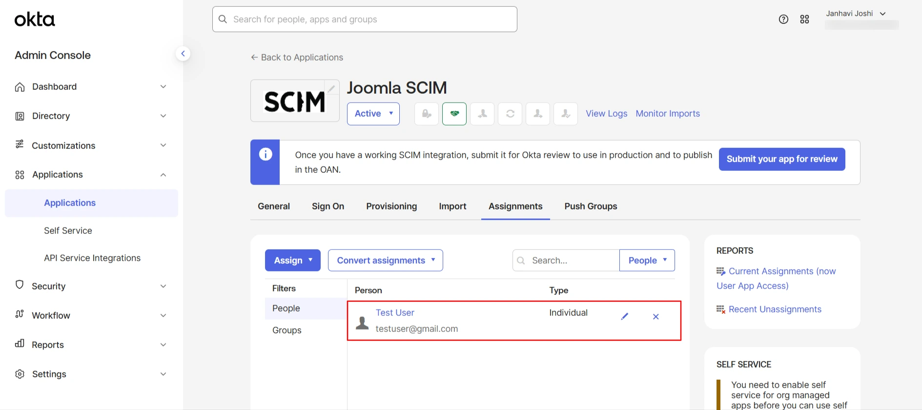 Get Started with Joomla SCIM Setup