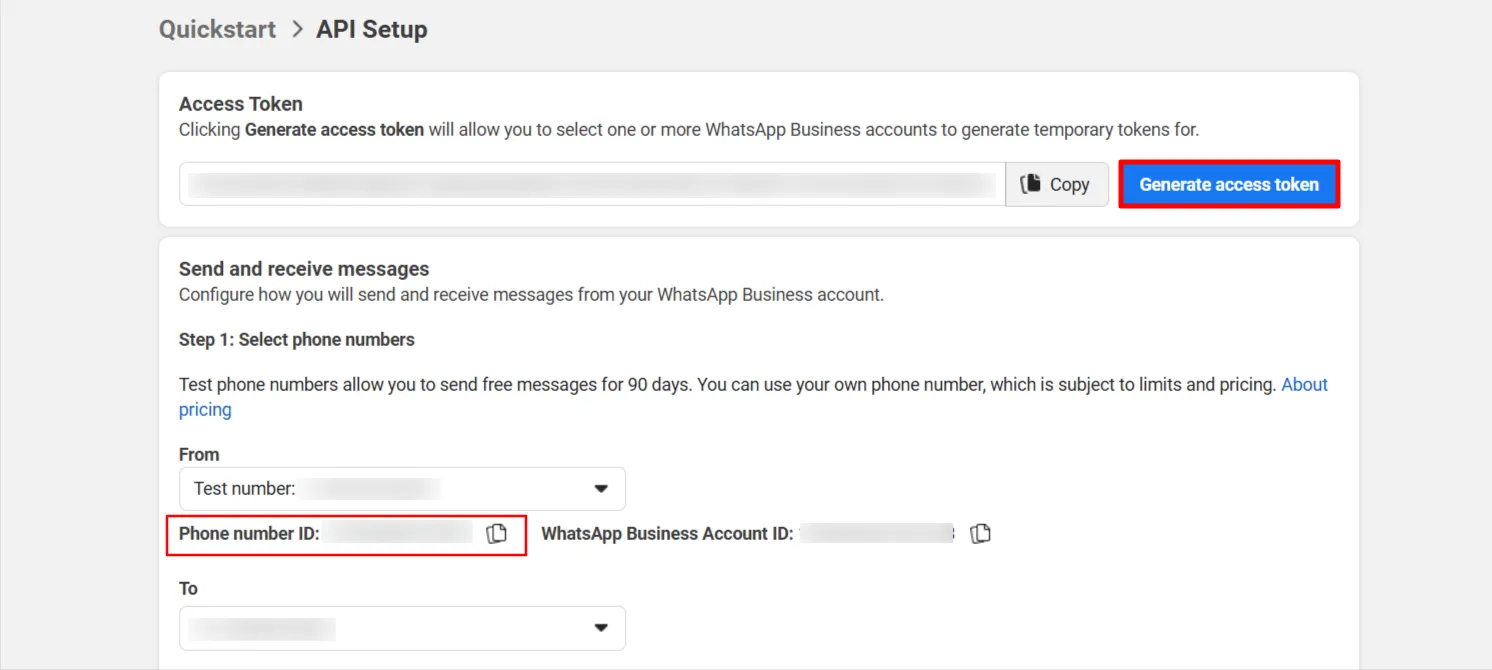 WhatsApp Business Account - Generate Access Token
