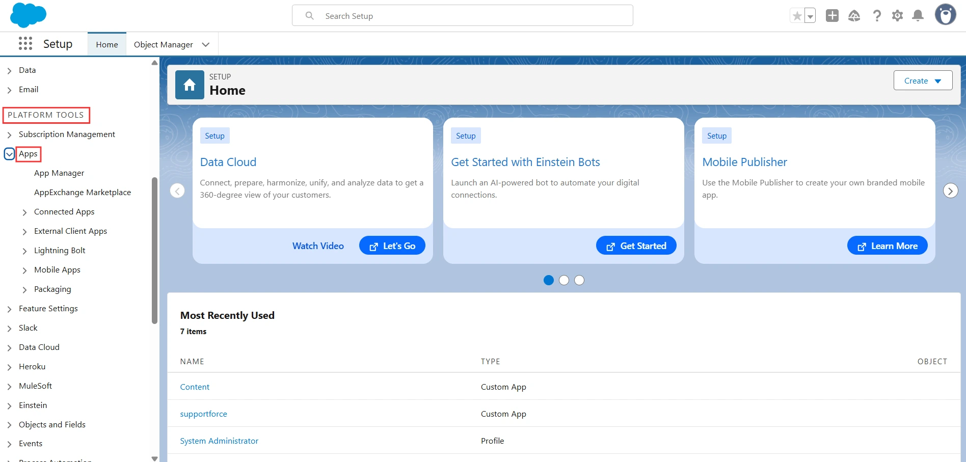 Configure Salesforce for Object sync - AppManager