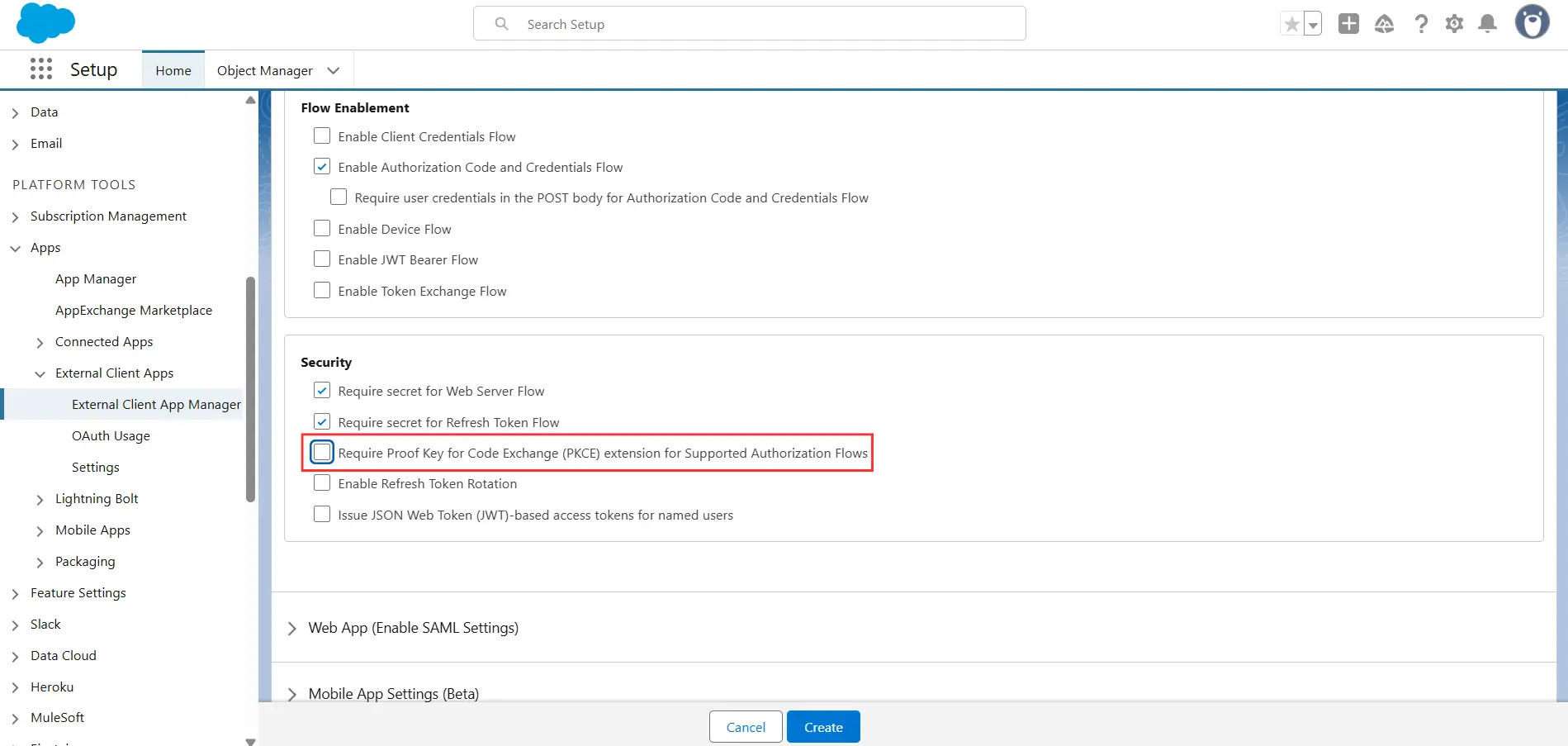 Salesforce - Security Section