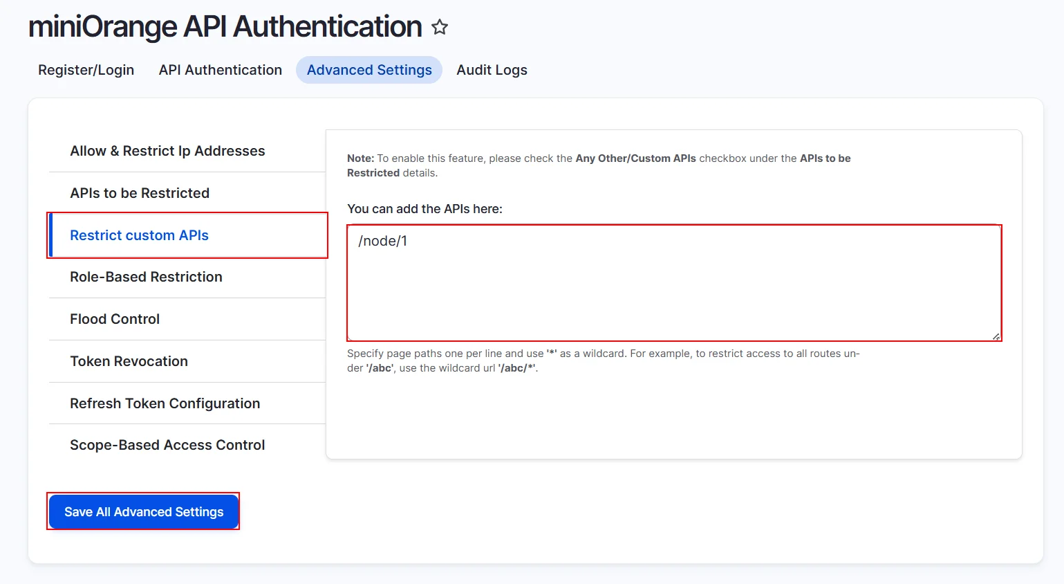 Drupal API Authentication Restrict Custom APIs