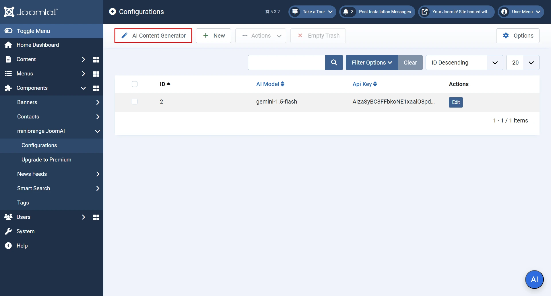 JoomlaAI-AI Assistant