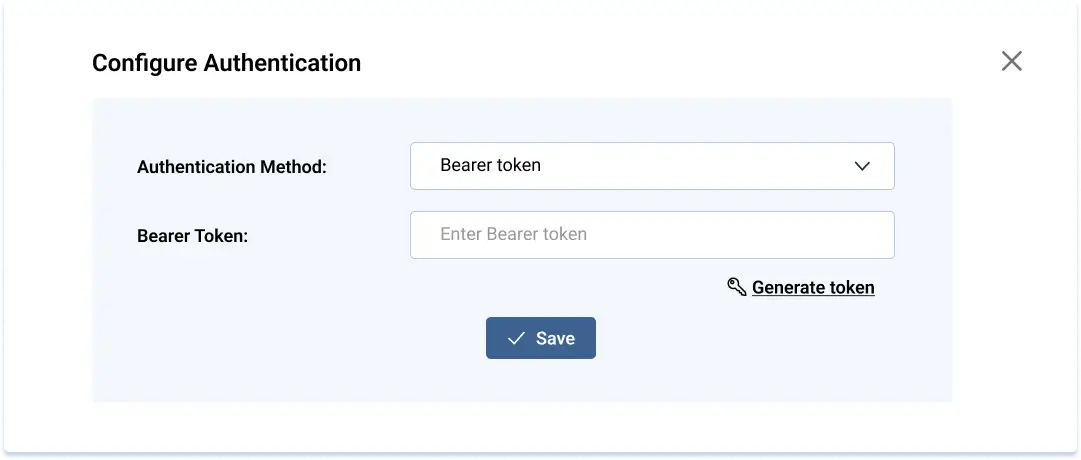 Bearer Token Authentication