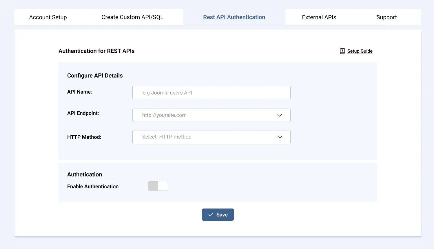 REST API Authentication