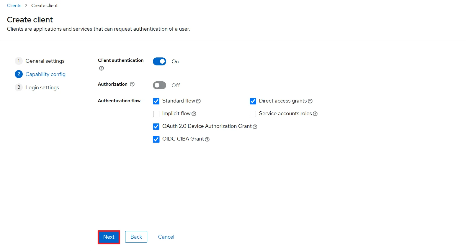 Keycloak SSO - Keycloak OAuth Single Sign-On - Enable toggle