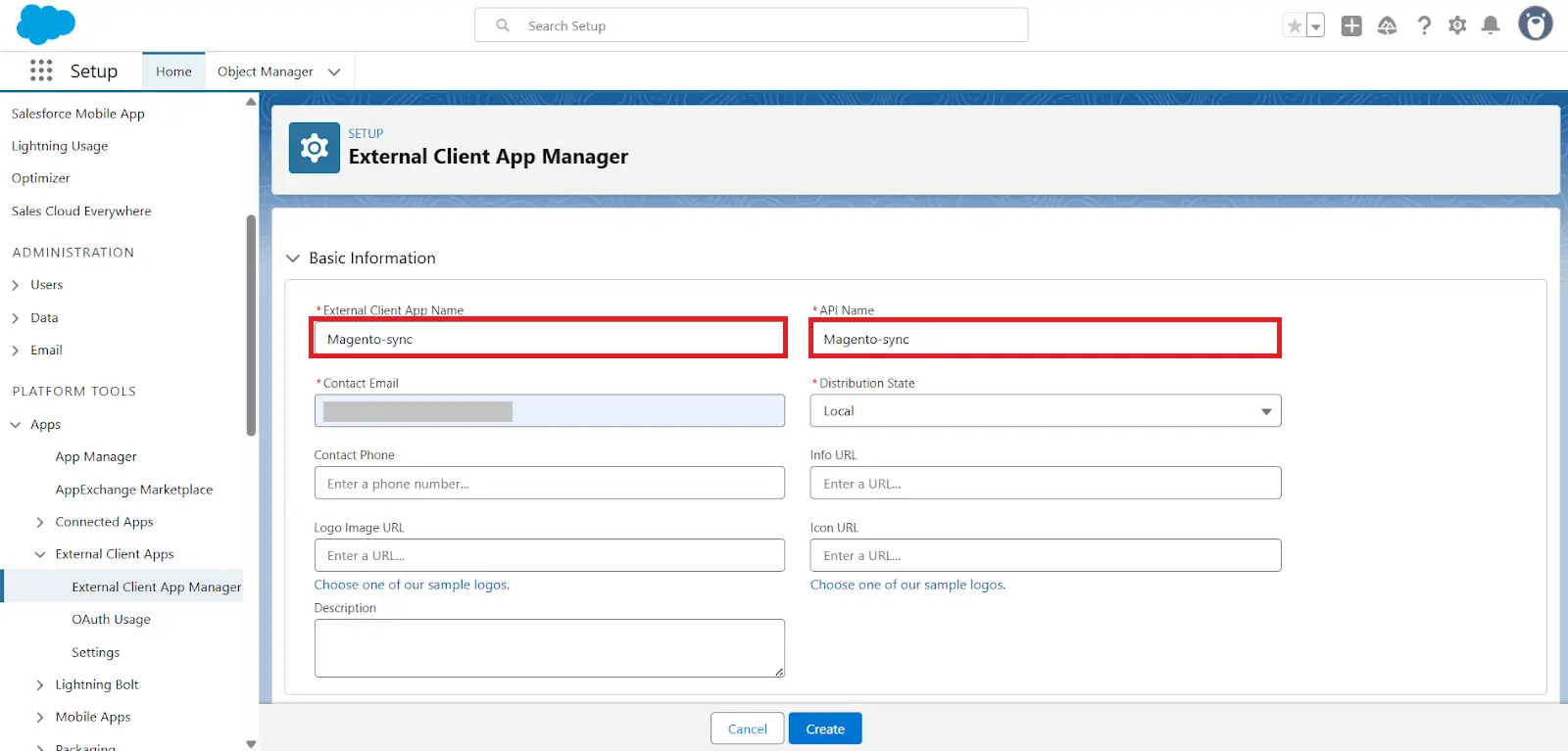 Magento Salesforce Integration Bi-directional Sync - OSuth Setting