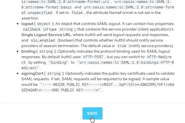 Application Callback URL