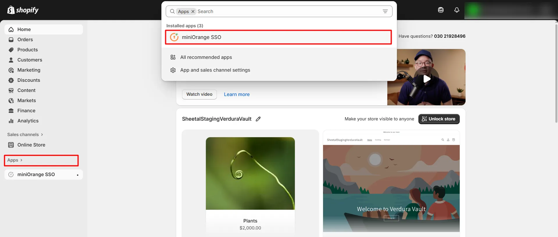 Shopify B2B in Single Sign-On (SSO) - Configure Application