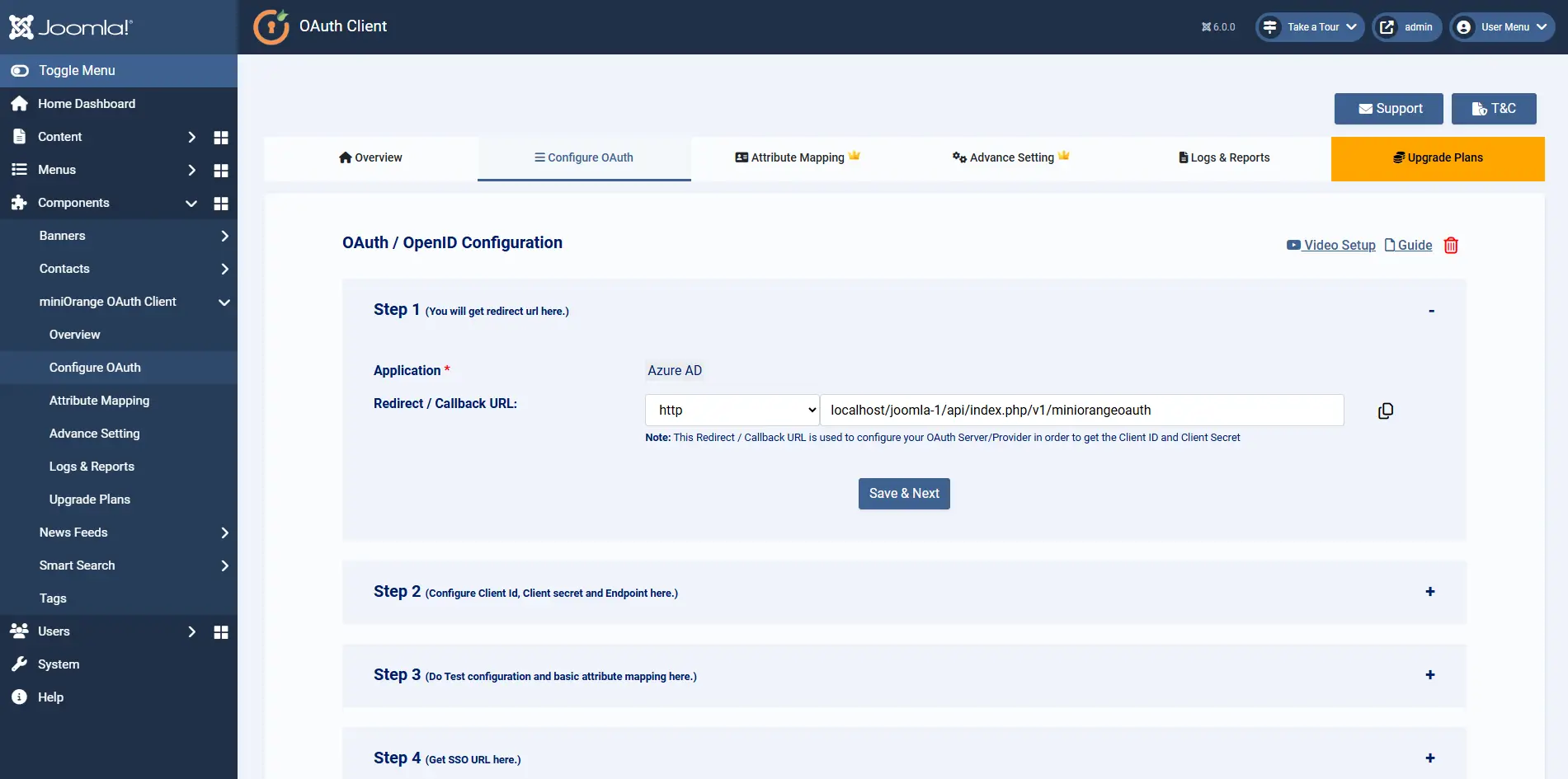 Get Started with OAuth Client Setup