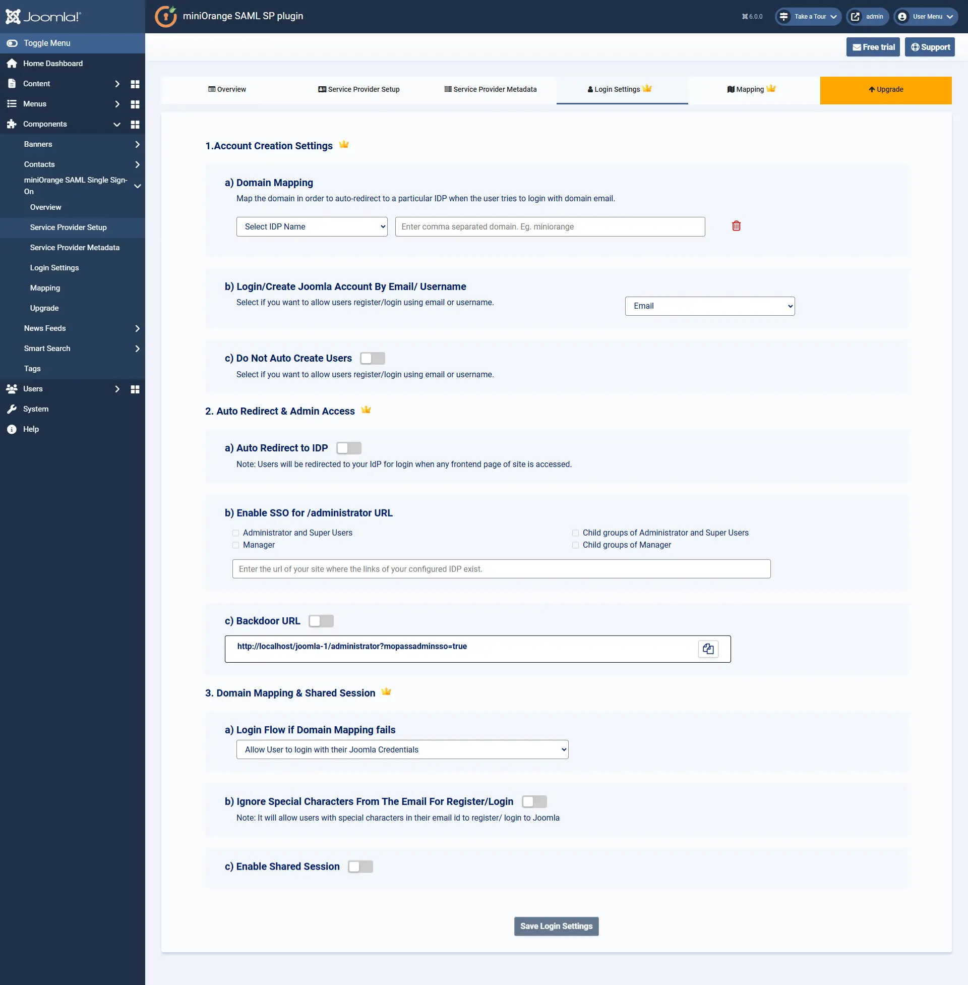 Joomla Group Mapping
