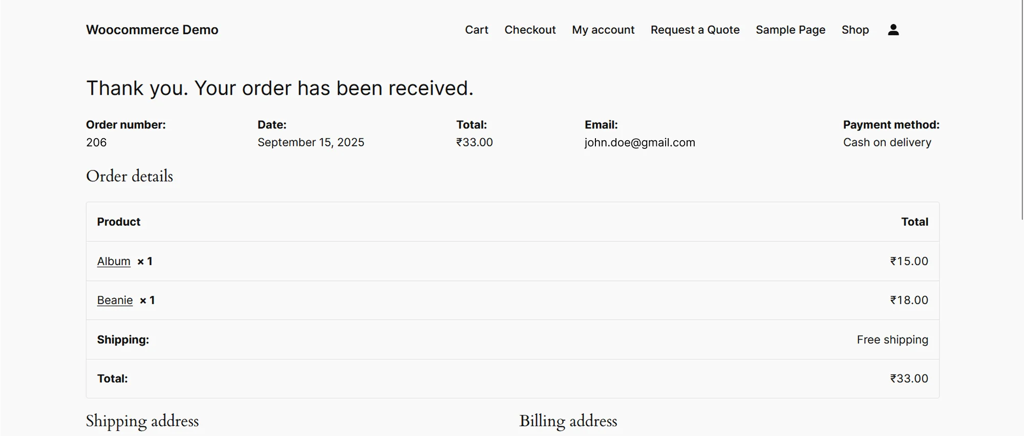 WooCommerce Product Sync | Order Confirmation