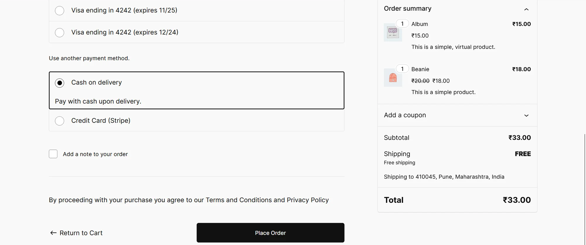 WooCommerce Product Sync | Shipping And Payment
