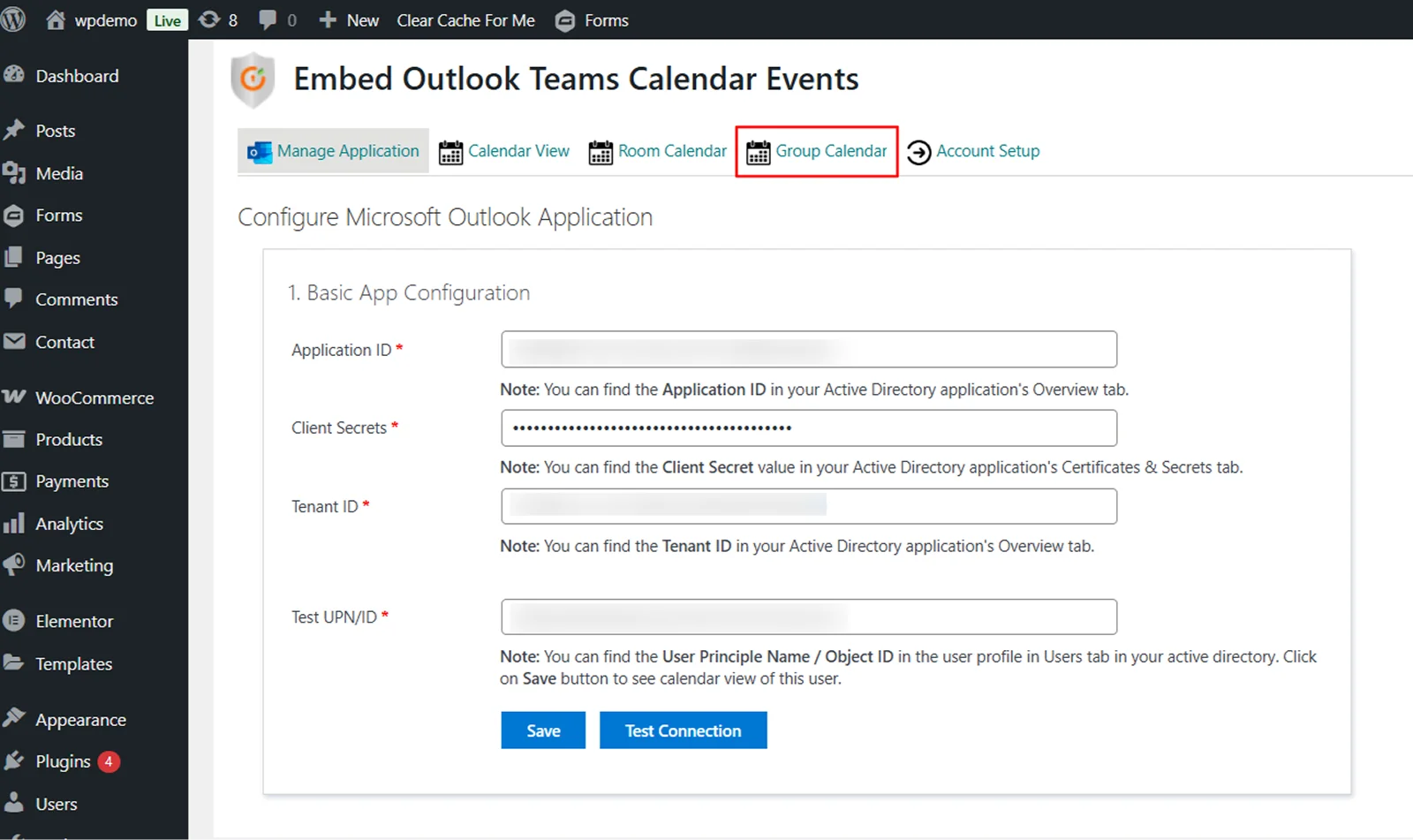 Embed Outlook Calendar in WordPress - Group Calendar