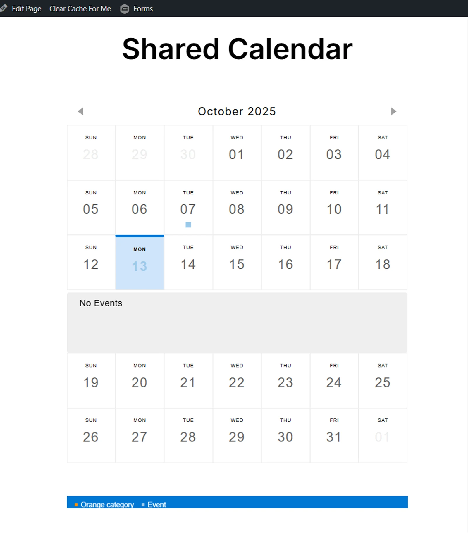 Embed Outlook Calendar in WordPress - Publish or Update Page or Post