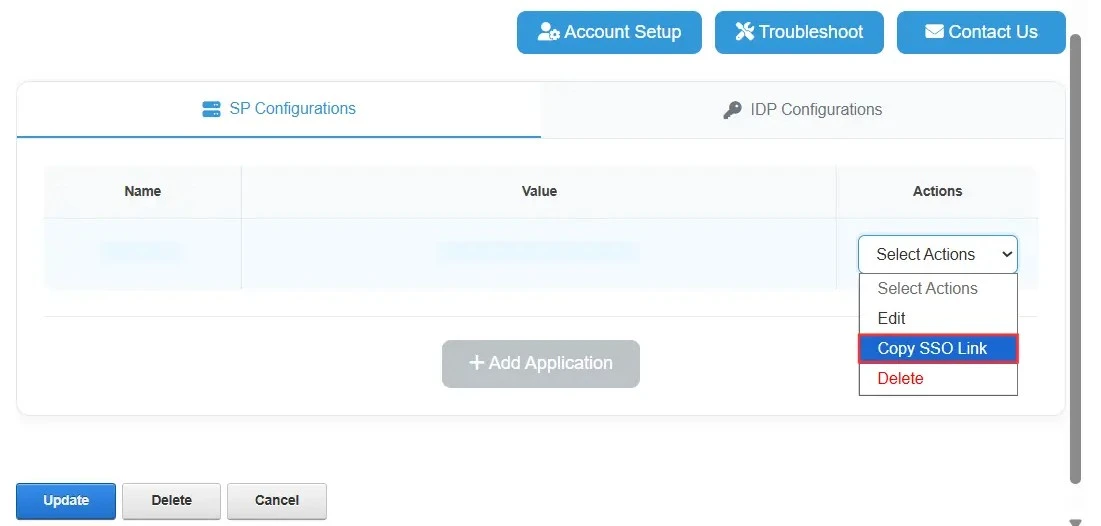 DNN SAML IDP Copy SSO Link