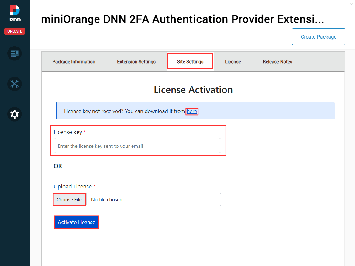 DNN 2FA - Activate License