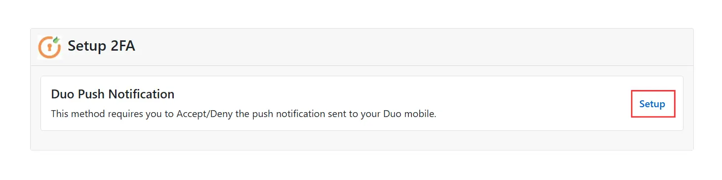 End User - Set up 2FA