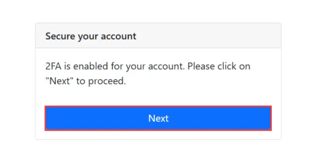 End User - Secure Your Account
