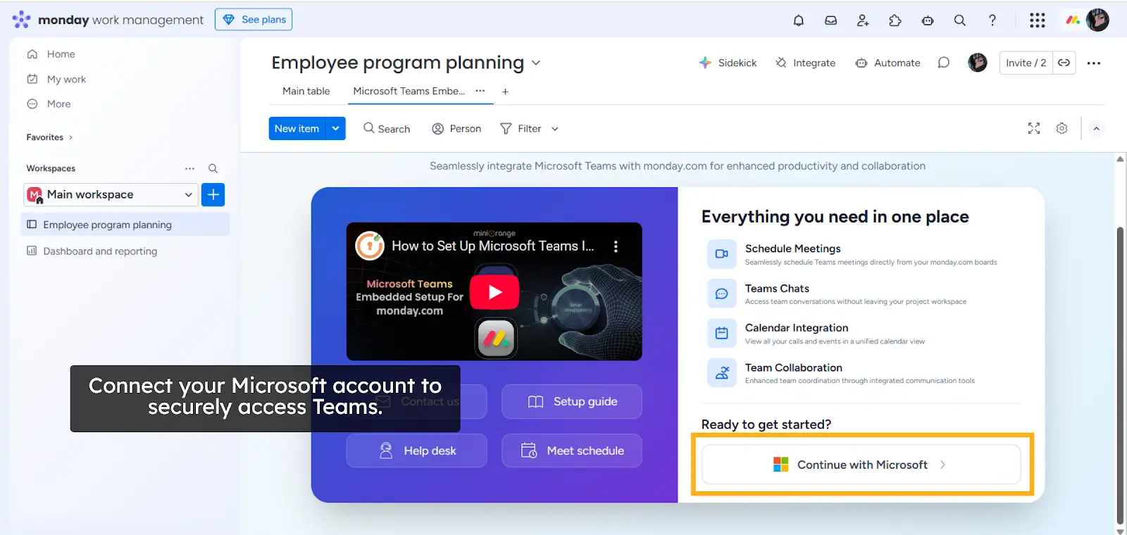 Authenticate With Microsoft