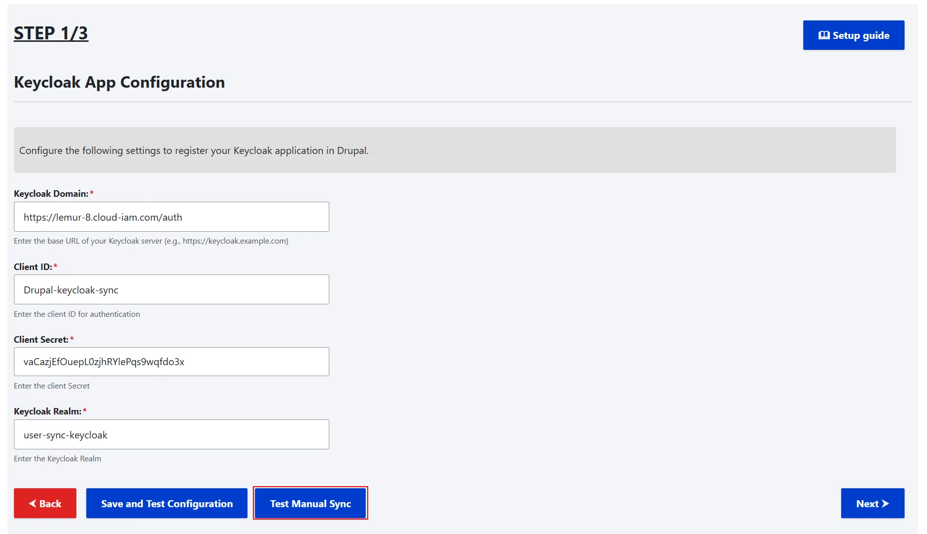Drupal Keycloak Standard & Direct access grants