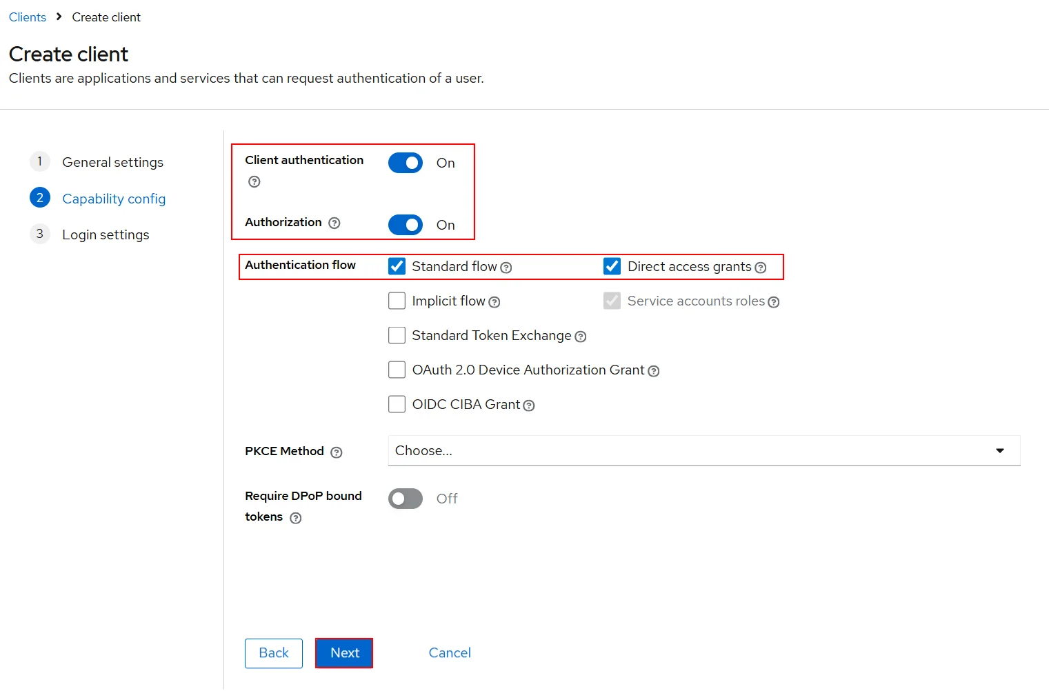 Drupal Keycloak Standard & Direct access grants