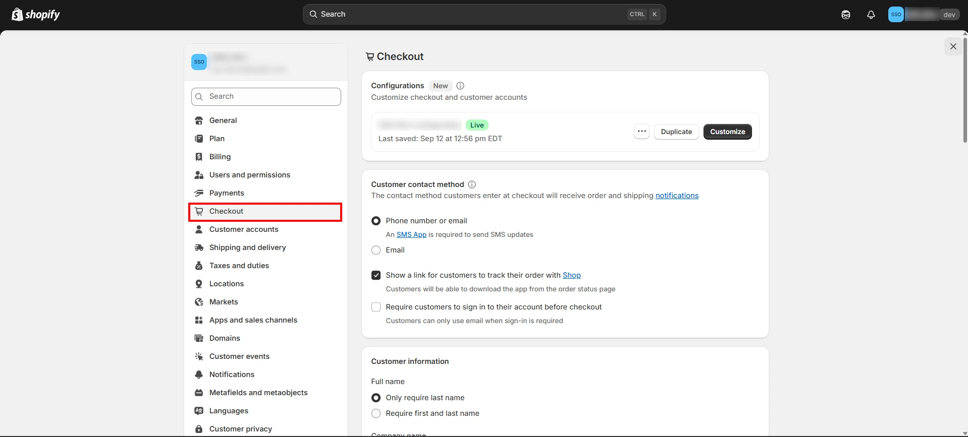 Shopify SSO Login - Open Shopify Checkout
