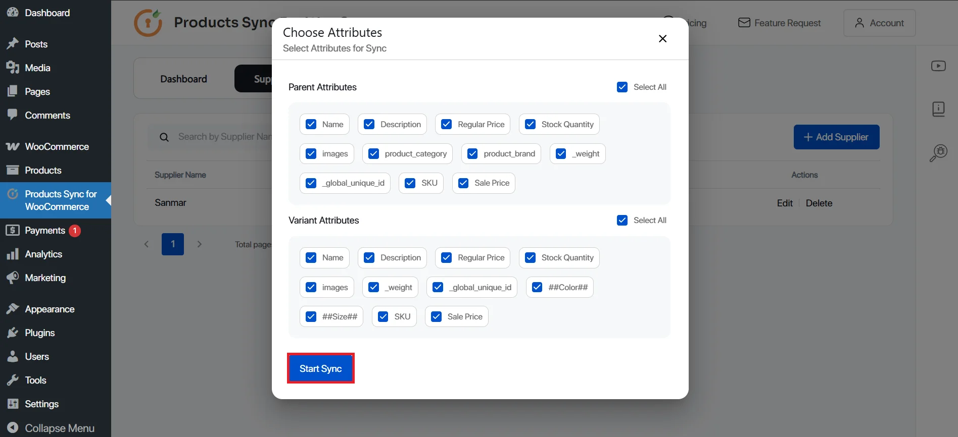 Click Save Connection button after successful credential verification