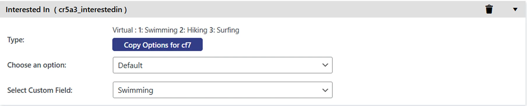 Dynamics 365 integration with WP Contact form 7 plugin | Default Value Mapping