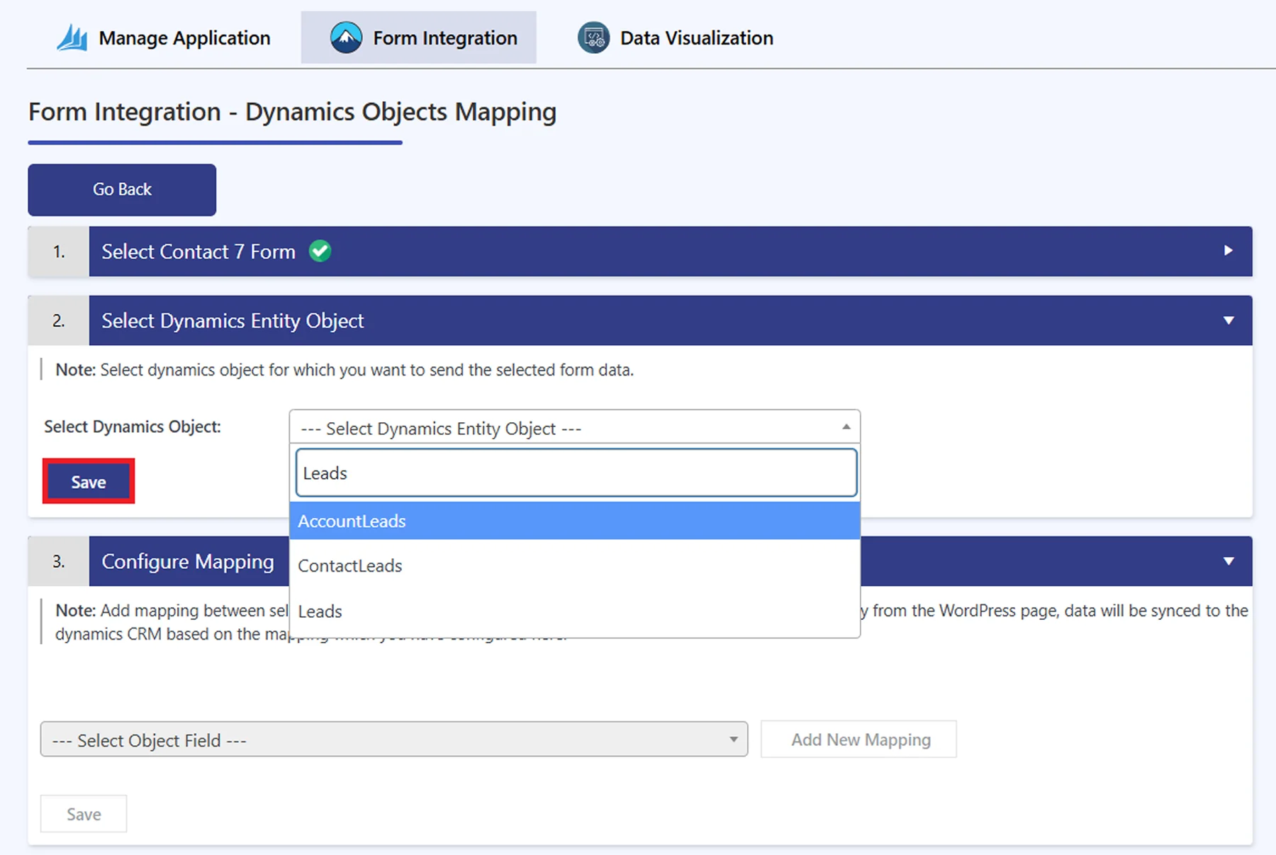 Dynamics 365 integration with WP Contact form 7 plugin | Entity Object