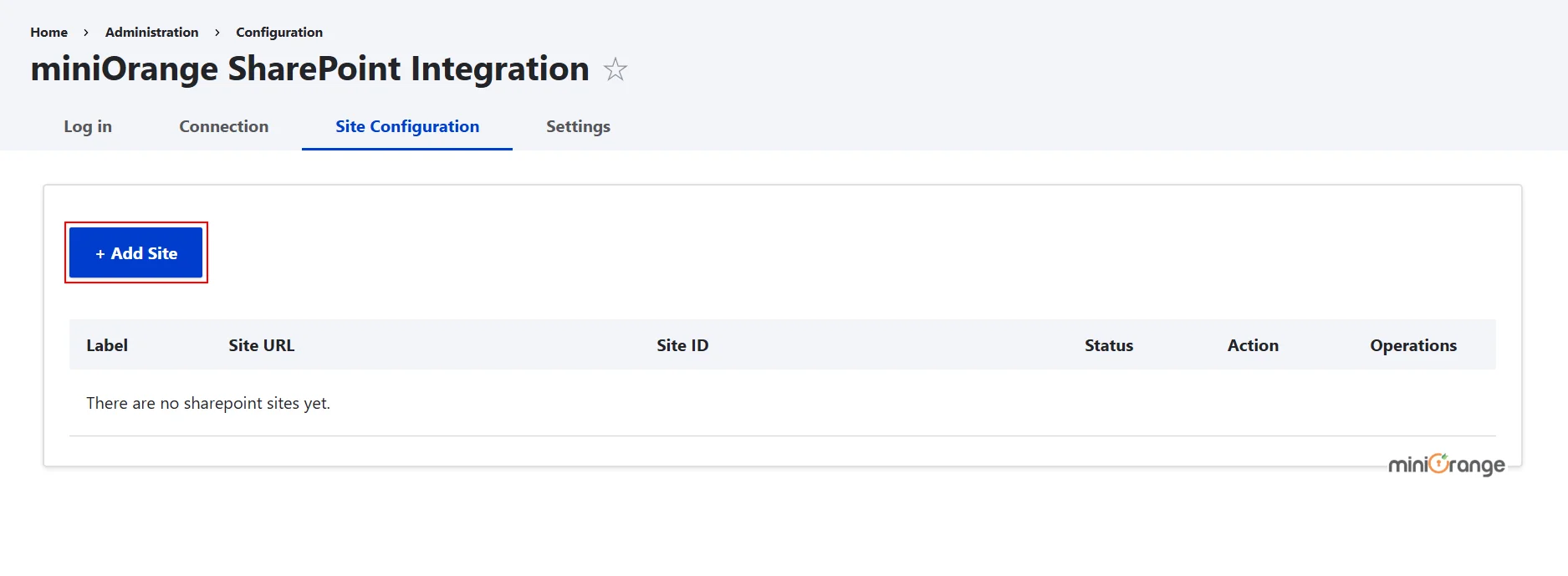 Drupal SharePoint Integration Add Sites