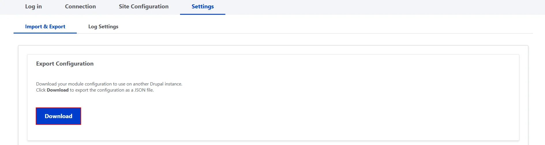 Drupal SharePoint Integration Export Configuration