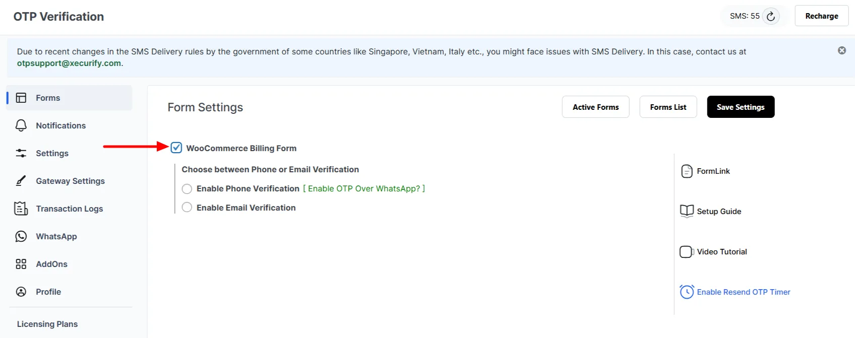 enable WooCommerce Billing Address Form
