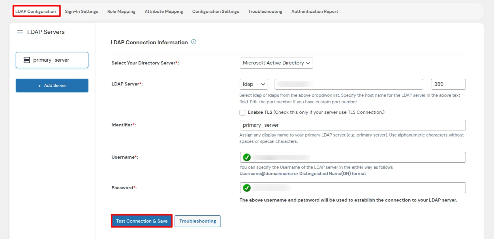 WordPress Intranet Plugin LDAP user mapping configuration