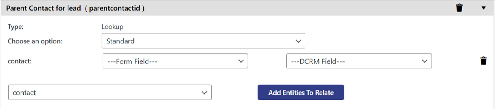 Dynamics 365 integration with WP Gravity Form plugin | Form Field