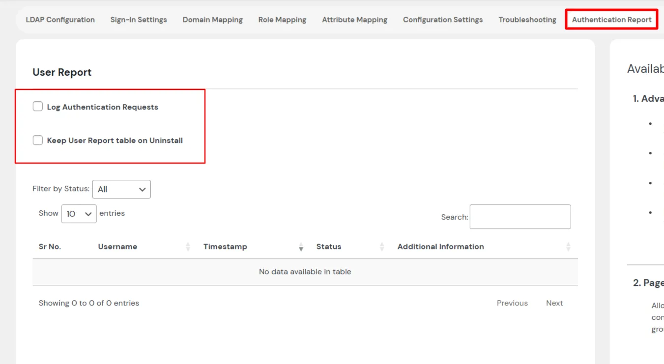 WordPress Plugin Intranet authentication report