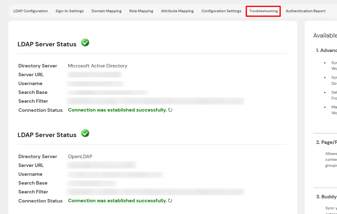 WordPress Plugin Intranet troubleshooting