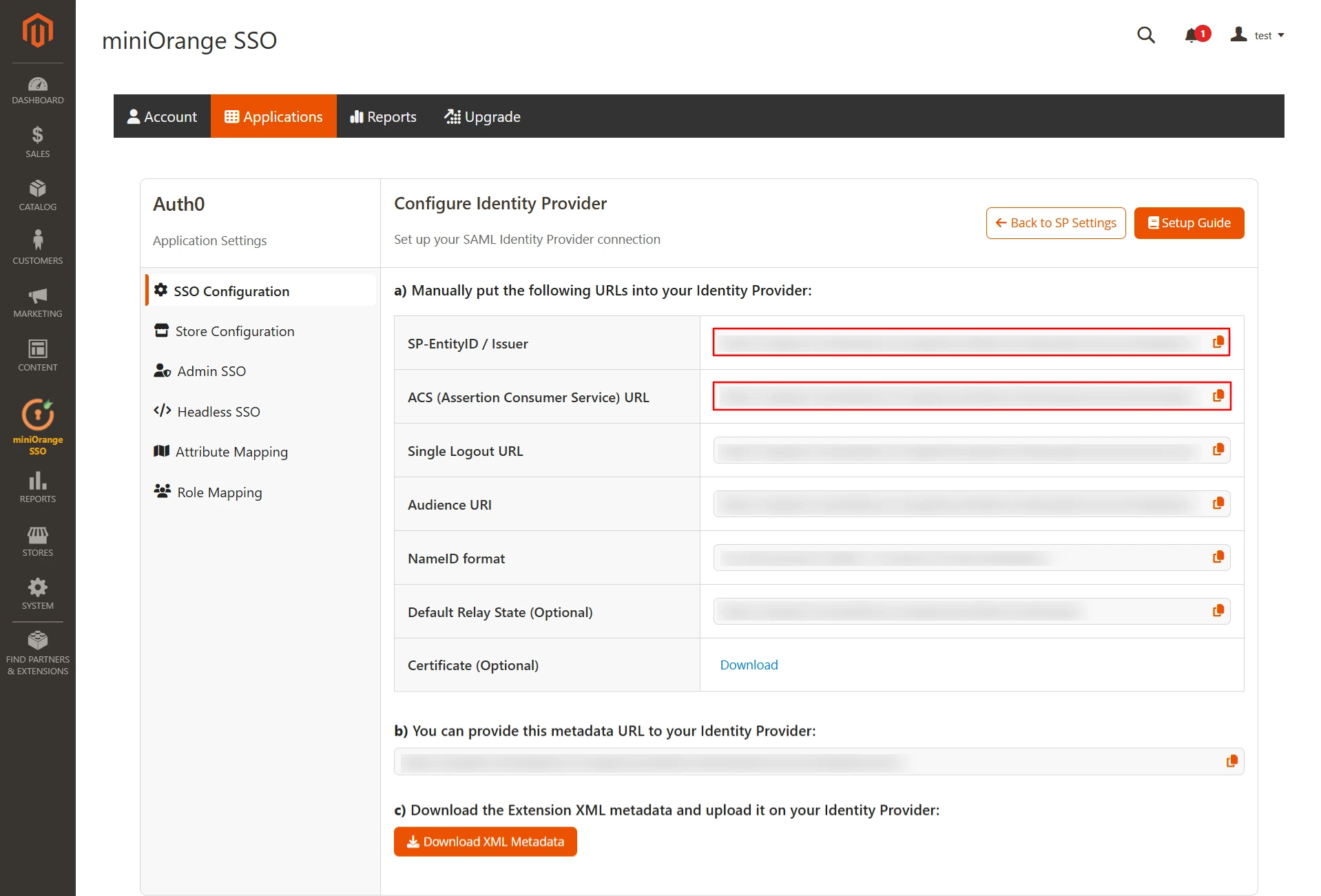 Magento SAML Single-Sign-On (SSO) | Magento Auth0 as IDP