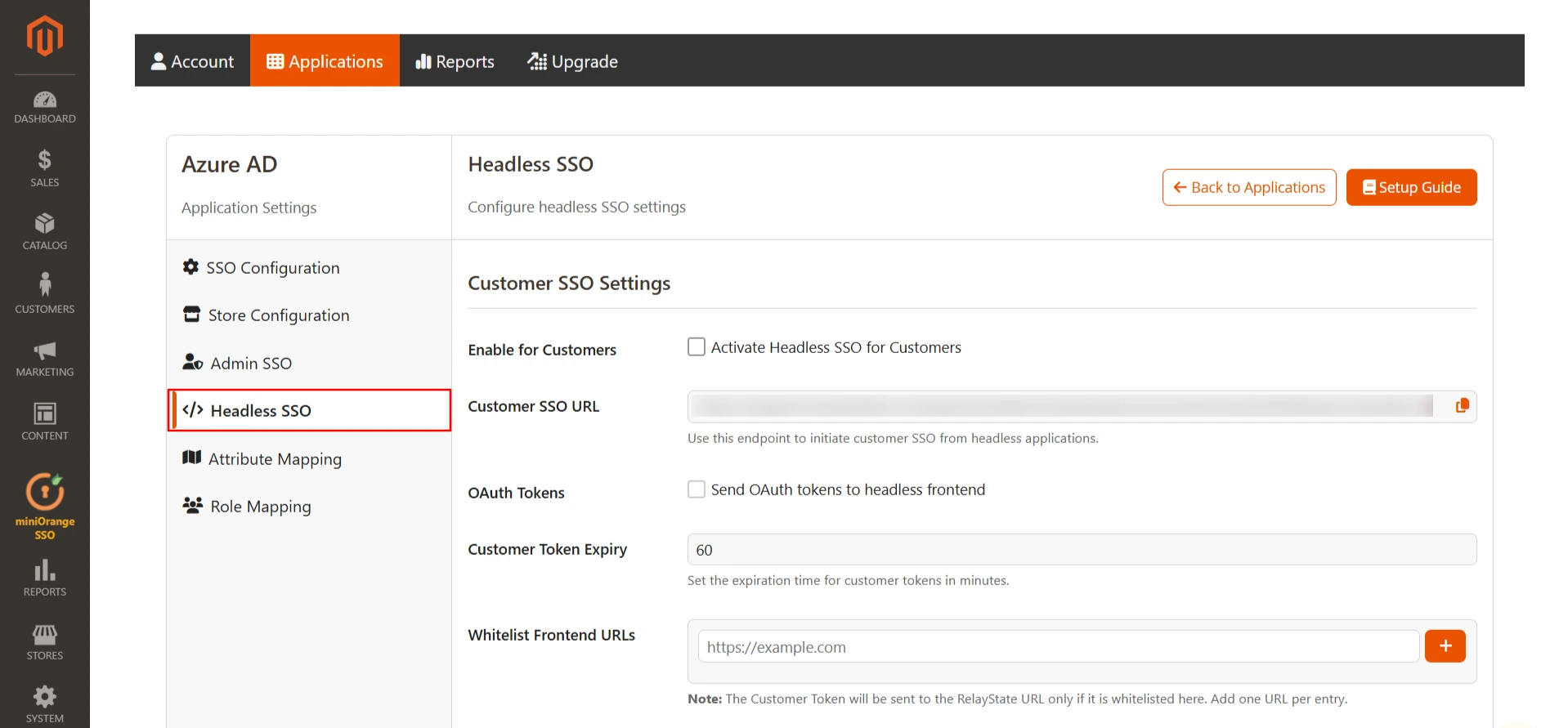 Magento OAuth Client Single-Sign-On (SSO) | Headless SSO