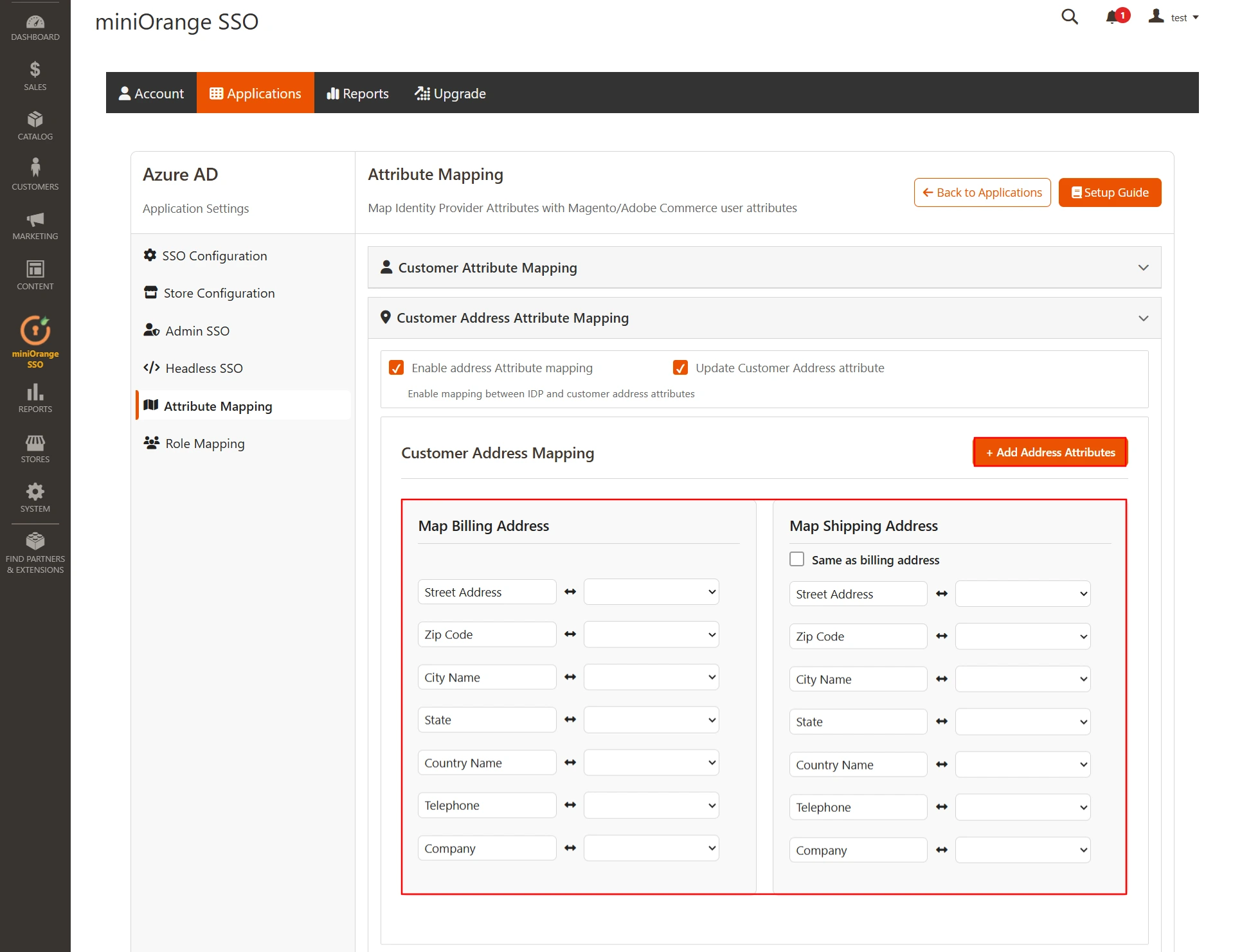 Magento 2 OAuth Client Single-Sign-On (SSO) | Customer Address Mapping Single-Sign-On