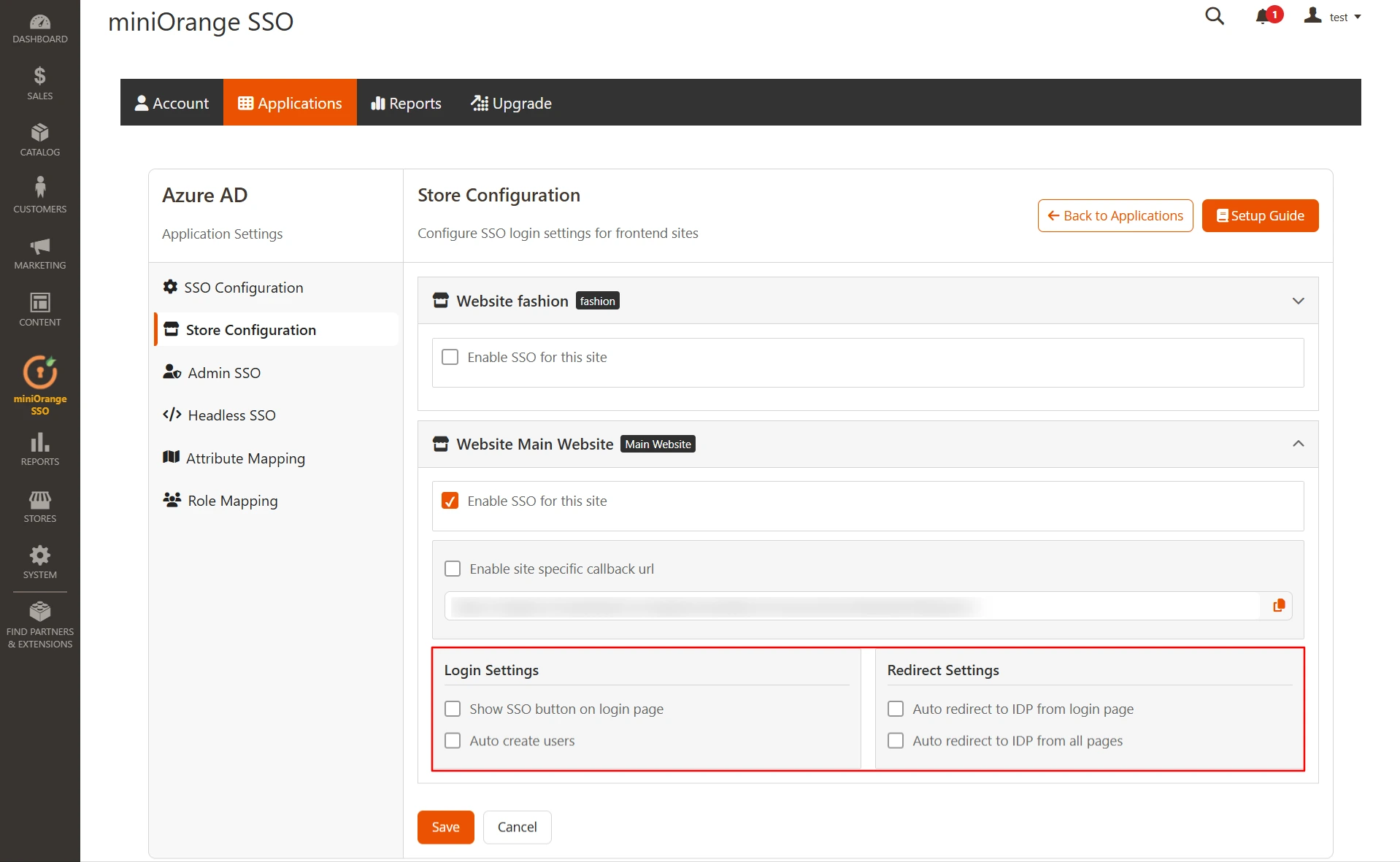 Magento 2 OAuth Client  SSO | Login page
